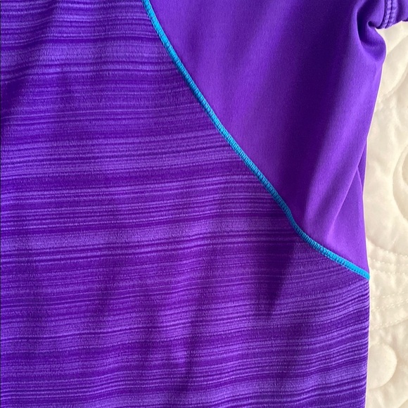 Athletic Works Dri-More Workout Tee Purple Size Large - Picture 3 of 8